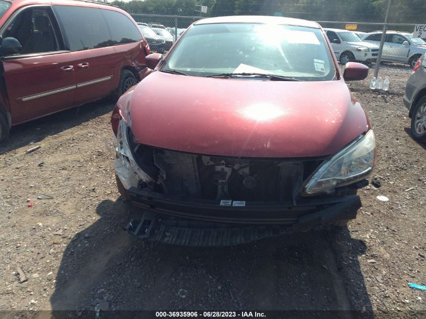 2014 NISSAN SENTRA S/FE+ S/SV/FE+ SV/SR/SL - 3N1AB7AP6EL640956