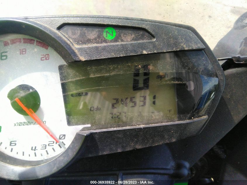 2009 KAWASAKI ZX600 R JKAZX4R119A006655