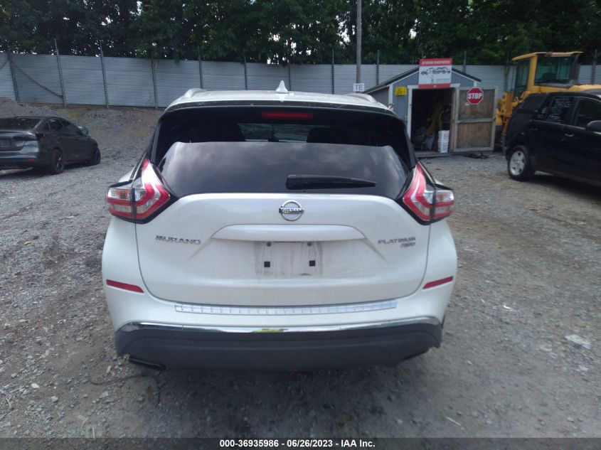 2017 NISSAN MURANO PLATINUM - 5N1AZ2MH0HN139609