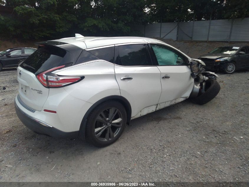 2017 NISSAN MURANO PLATINUM - 5N1AZ2MH0HN139609