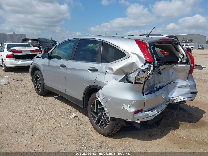 2016 HONDA CR-V SE - 2HKRM3H49GH535720