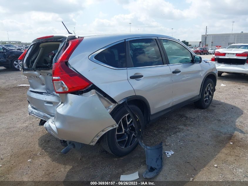 2016 HONDA CR-V SE - 2HKRM3H49GH535720