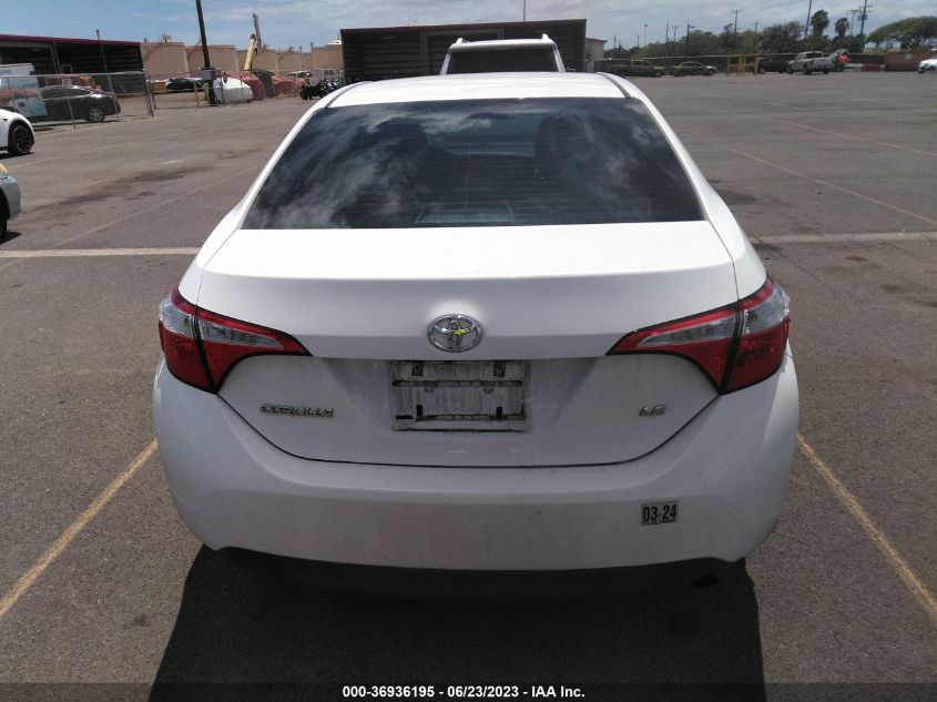 2016 TOYOTA COROLLA L/LE/S/S PLUS/LE PLUS - 2T1BURHE0GC599144