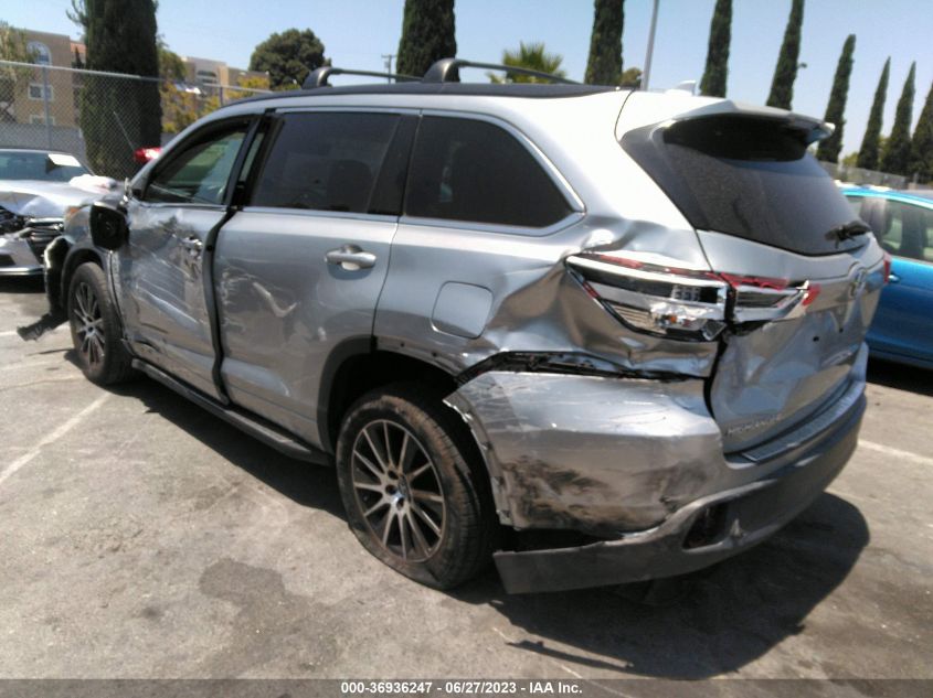 2018 TOYOTA HIGHLANDER SE/XLE - 5TDKZRFH2JS533661