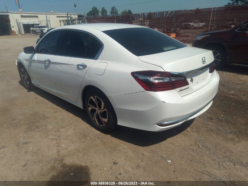 2017 HONDA ACCORD SEDAN LX - 1HGCR2F32HA042628