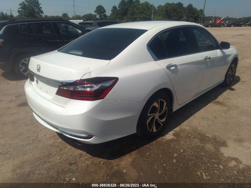 2017 HONDA ACCORD SEDAN LX - 1HGCR2F32HA042628