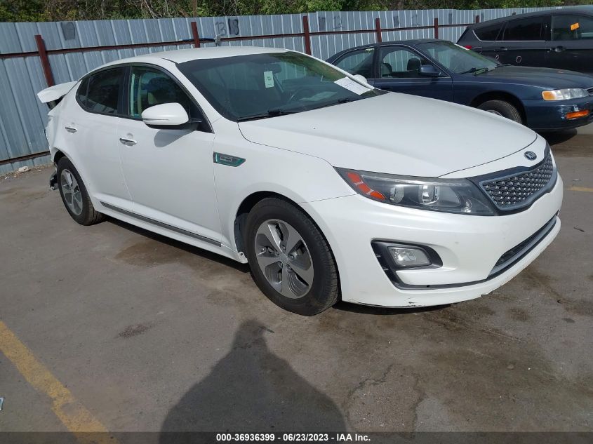 2015 KIA OPTIMA HYBRID - KNAGM4AD6F5078903