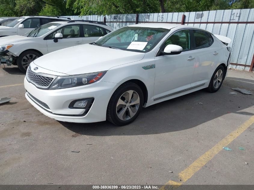 2015 KIA OPTIMA HYBRID - KNAGM4AD6F5078903