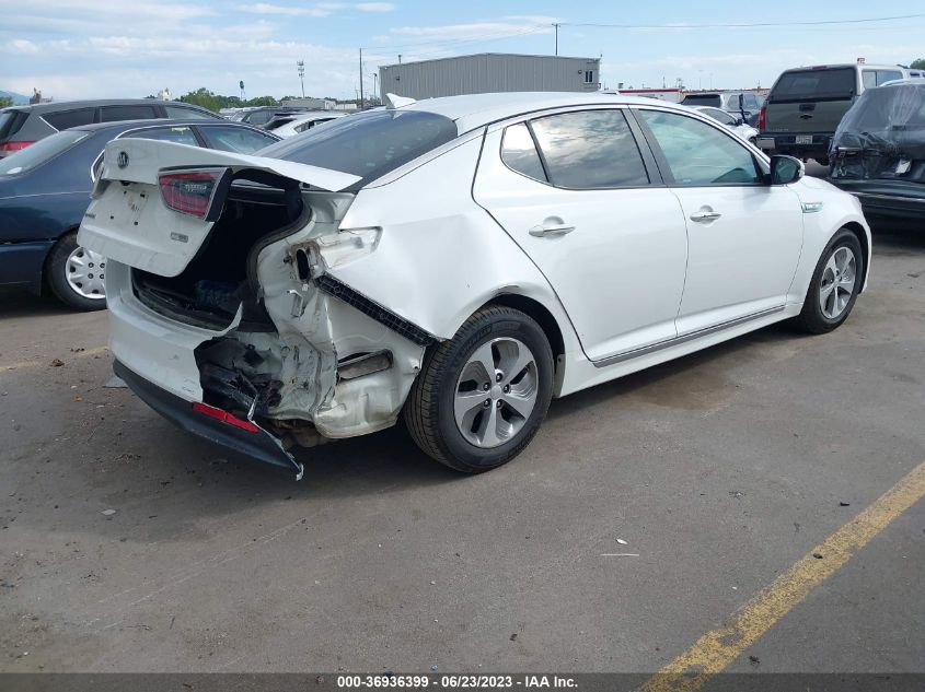 2015 KIA OPTIMA HYBRID - KNAGM4AD6F5078903