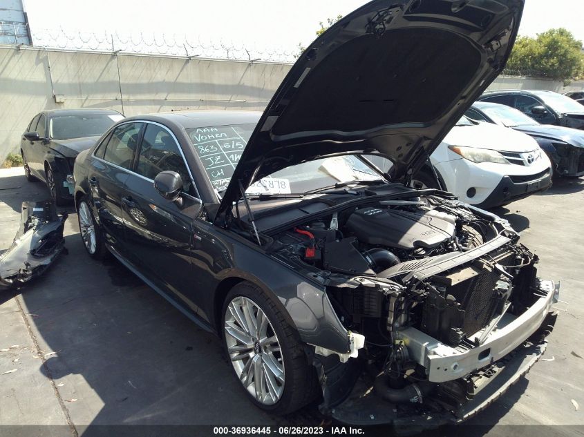 2019 AUDI A4 PRESTIGE - WAUFNAF47KA107326