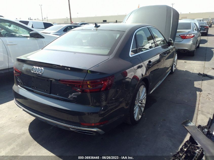2019 AUDI A4 PRESTIGE - WAUFNAF47KA107326