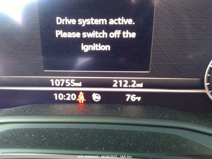 2019 AUDI A4 PRESTIGE - WAUFNAF47KA107326