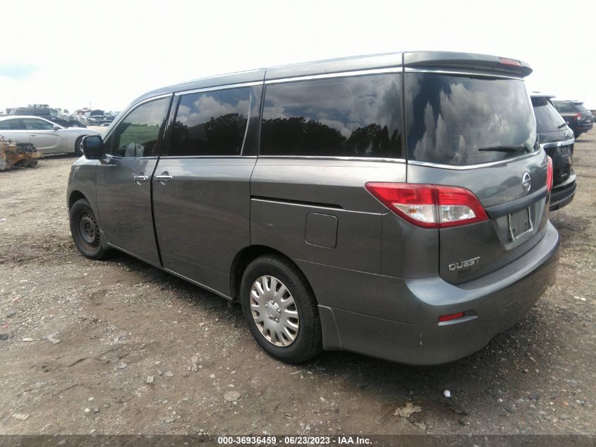 2014 NISSAN QUEST S - JN8AE2KP9E9104389