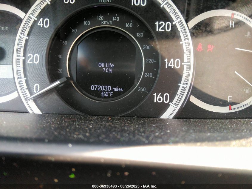 2016 HONDA ACCORD SEDAN EX-L - 1HGCR3F01GA001708