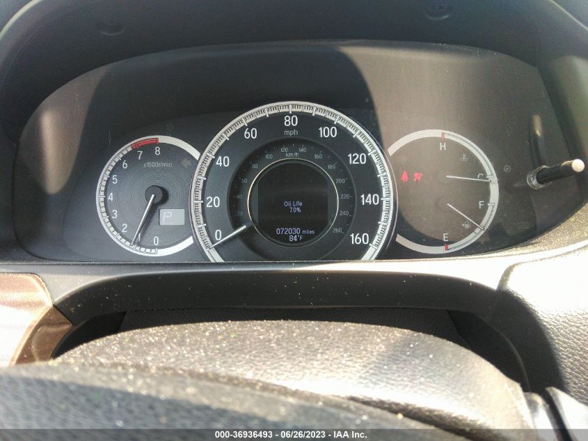 2016 HONDA ACCORD SEDAN EX-L - 1HGCR3F01GA001708