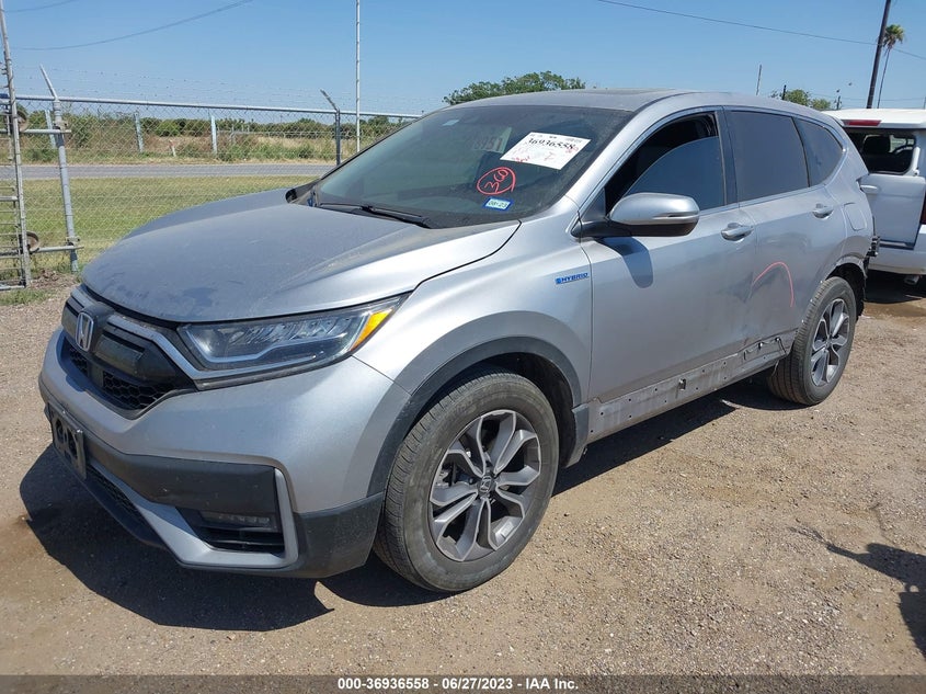 VIN 7FART6H5XME034573 2021 HONDA CR-V HYBRID EX