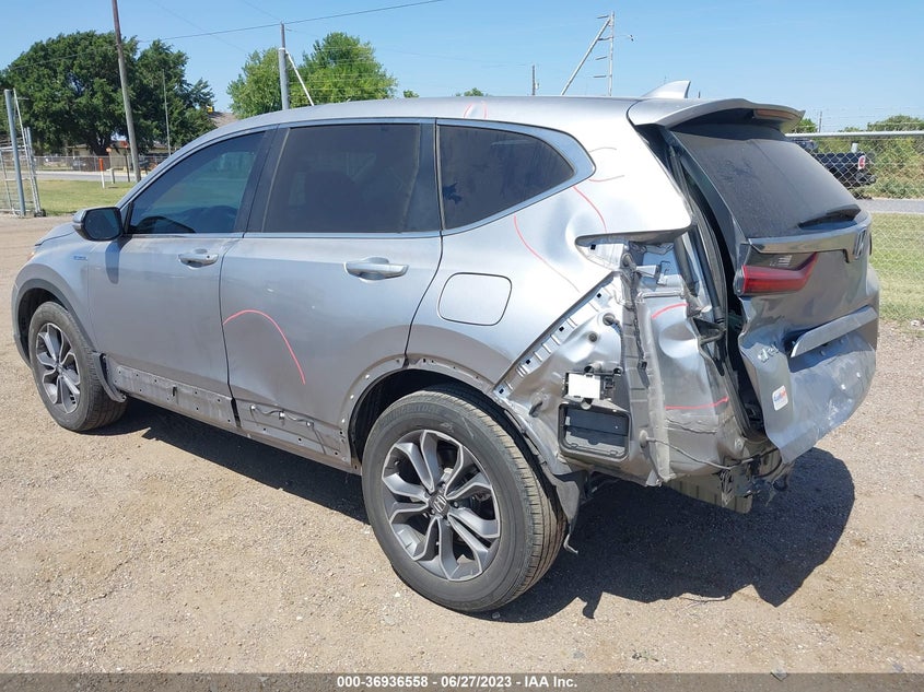 VIN 7FART6H5XME034573 2021 HONDA CR-V HYBRID EX