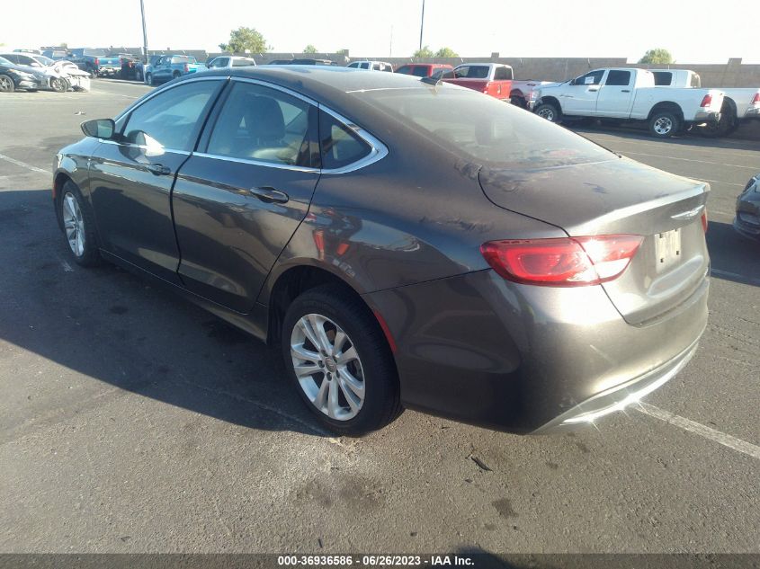 2016 CHRYSLER 200 LIMITED PLATINUM - 1C3CCCAB7GN184537