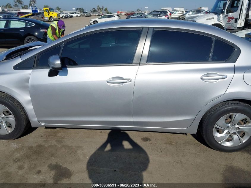 2015 HONDA CIVIC SEDAN LX - 19XFB2F51FE234473