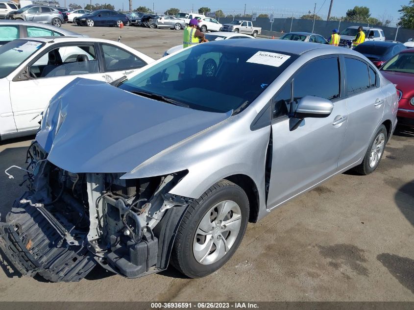 2015 HONDA CIVIC SEDAN LX - 19XFB2F51FE234473