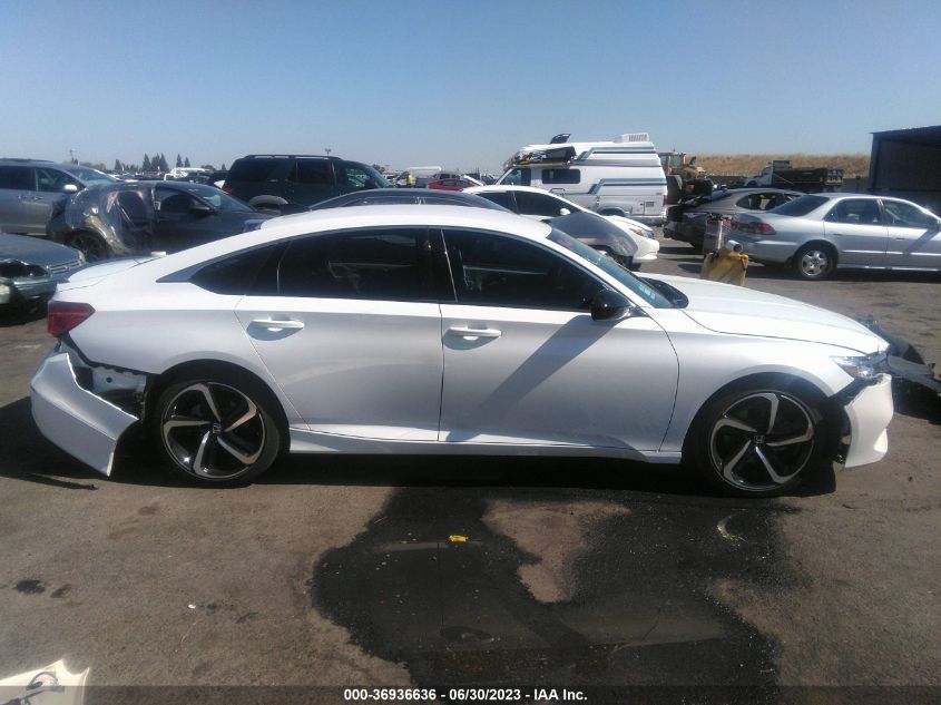 2022 HONDA ACCORD SEDAN SPORT - 1HGCV1F32NA065585