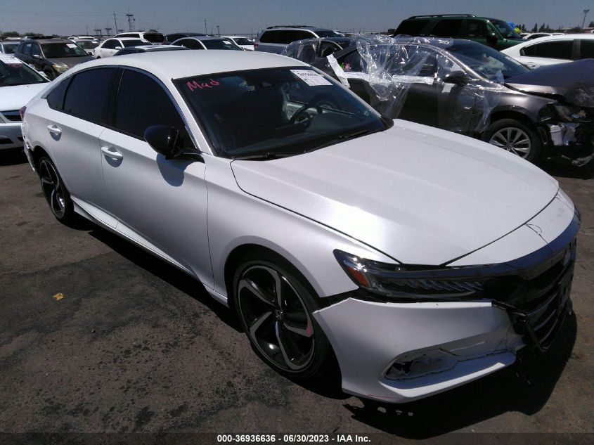 2022 HONDA ACCORD SEDAN SPORT - 1HGCV1F32NA065585