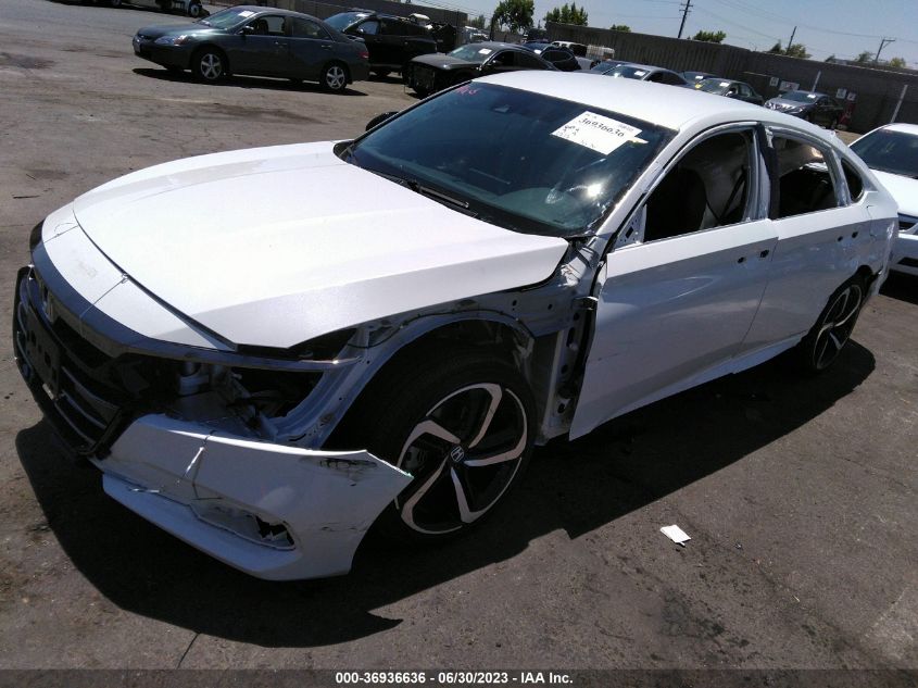 2022 HONDA ACCORD SEDAN SPORT - 1HGCV1F32NA065585