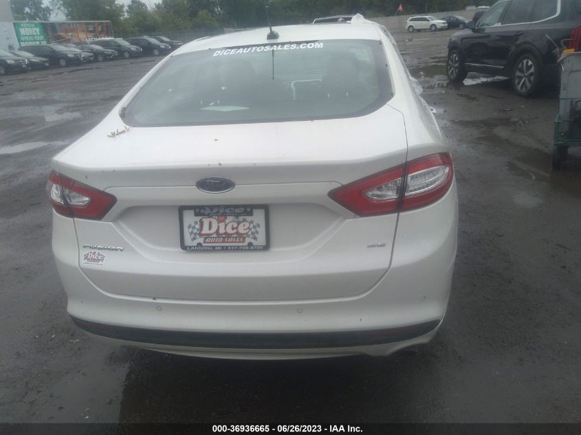 2016 FORD FUSION SE - 1FA6P0H75G5103604