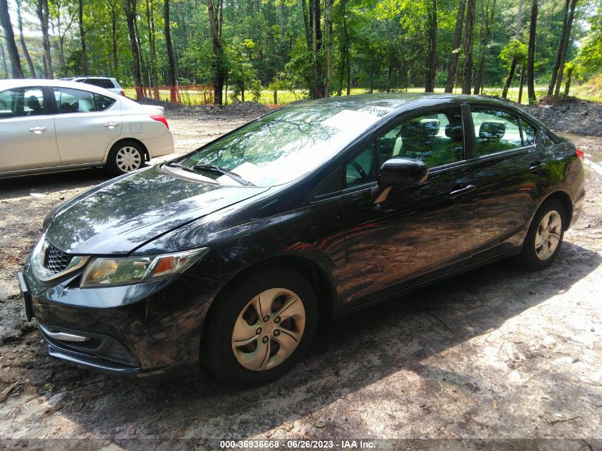 2015 HONDA CIVIC SEDAN LX - 19XFB2F57FE245414