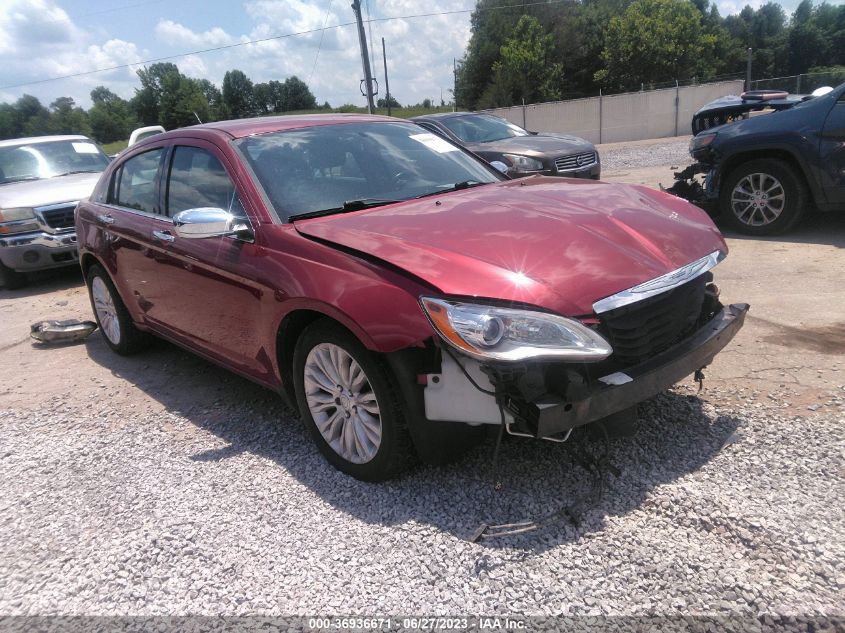 2013 CHRYSLER 200 LIMITED - 1C3CCBCG7DN727660
