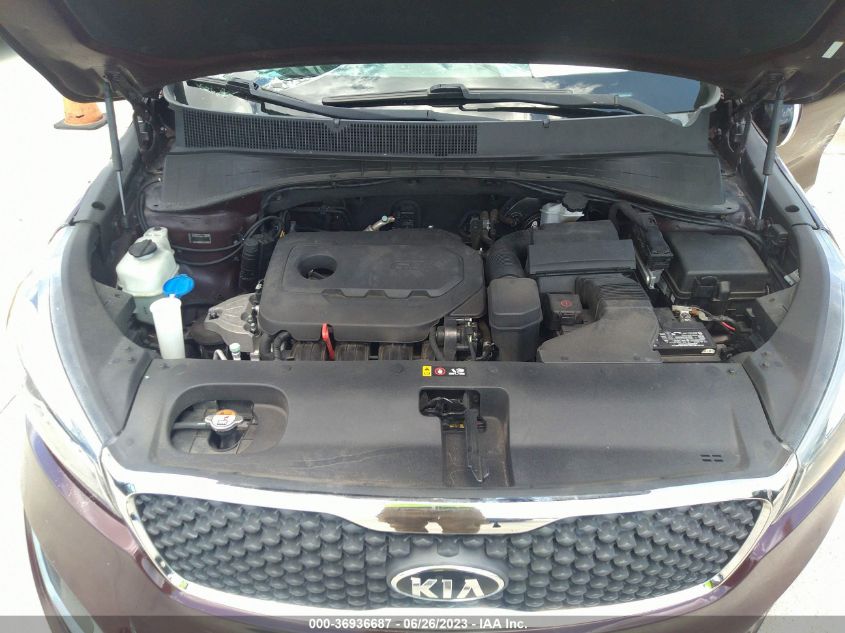 2017 KIA SORENTO LX - 5XYPG4A35HG299288