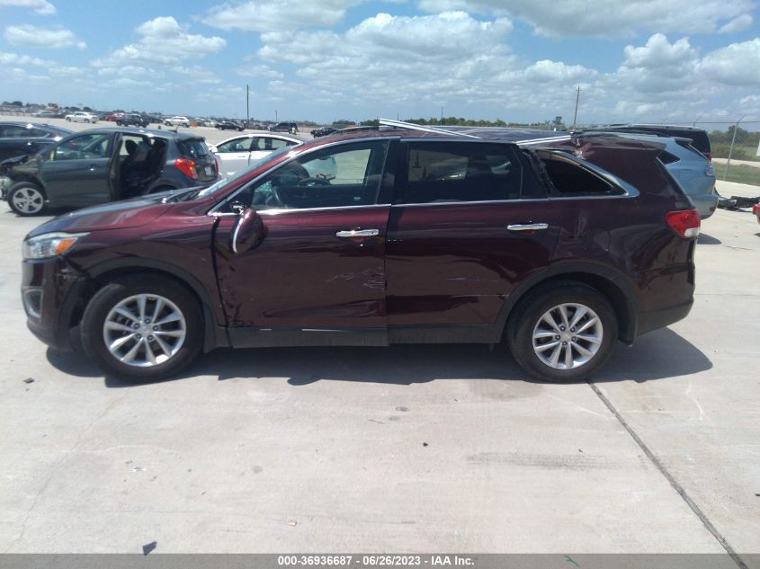 2017 KIA SORENTO LX - 5XYPG4A35HG299288