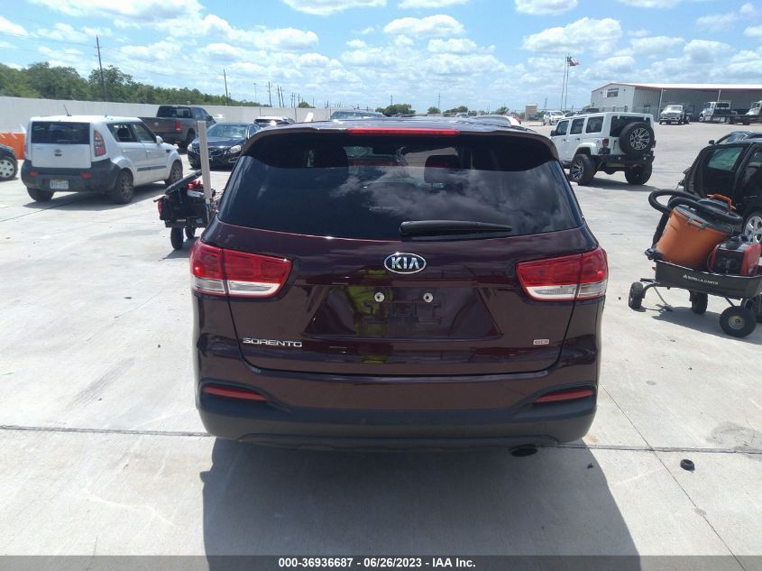 2017 KIA SORENTO LX - 5XYPG4A35HG299288