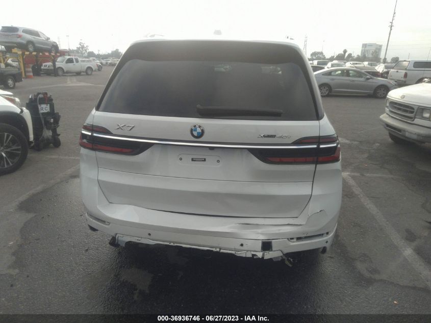2023 BMW X7 XDRIVE40I - 5UX23EM05P9N59538