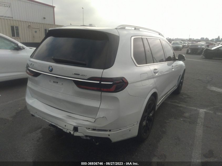 2023 BMW X7 XDRIVE40I - 5UX23EM05P9N59538