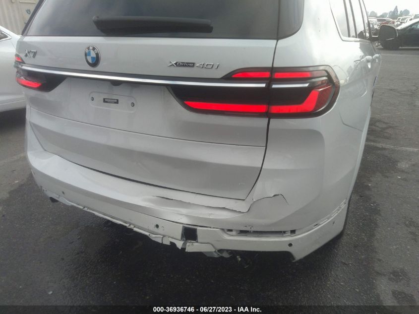 2023 BMW X7 XDRIVE40I - 5UX23EM05P9N59538