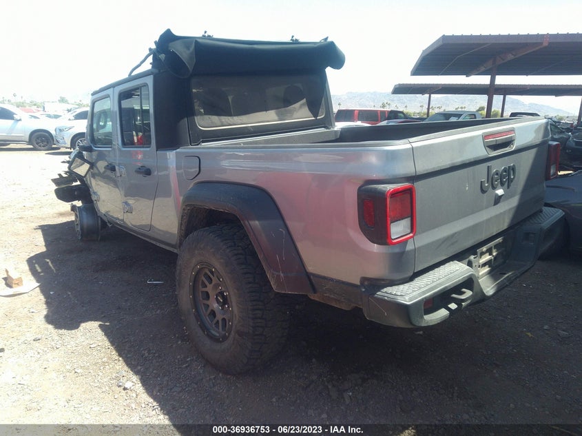 VIN 1C6HJTAGXLL127443 2020 JEEP GLADIATOR SPORT