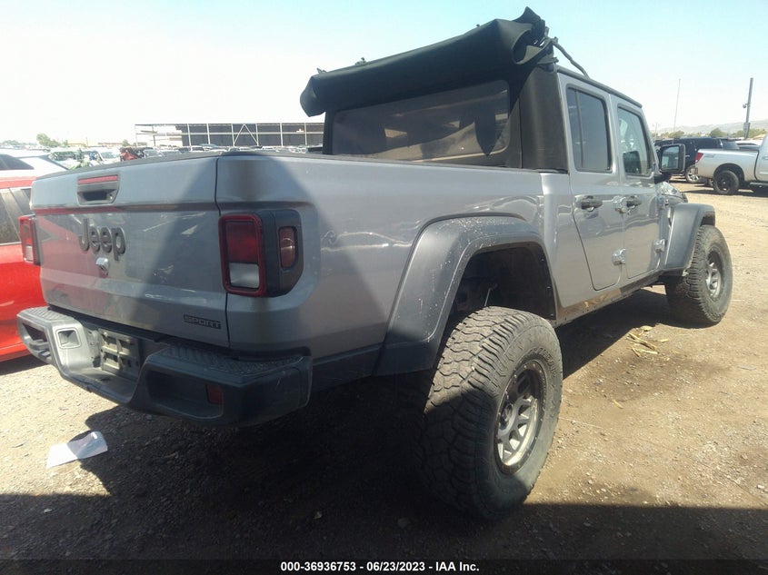 VIN 1C6HJTAGXLL127443 2020 JEEP GLADIATOR SPORT