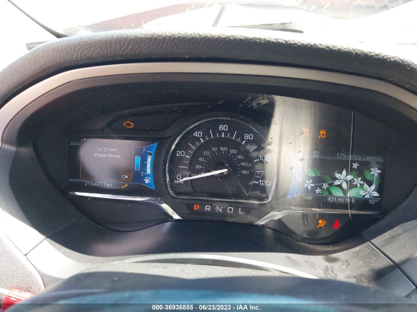 2015 LINCOLN MKZ HYBRID - 3LN6L2LU2FR603192