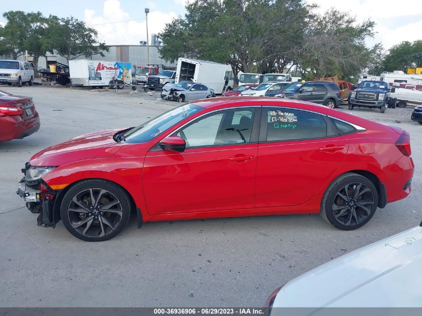 2019 HONDA CIVIC SEDAN SPORT - 2HGFC2F81KH592146