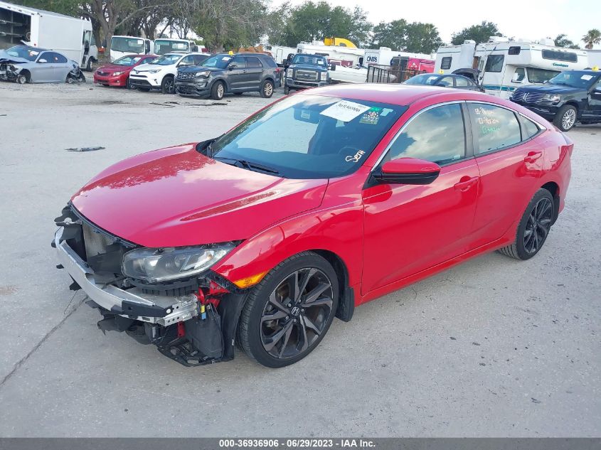 2019 HONDA CIVIC SEDAN SPORT - 2HGFC2F81KH592146
