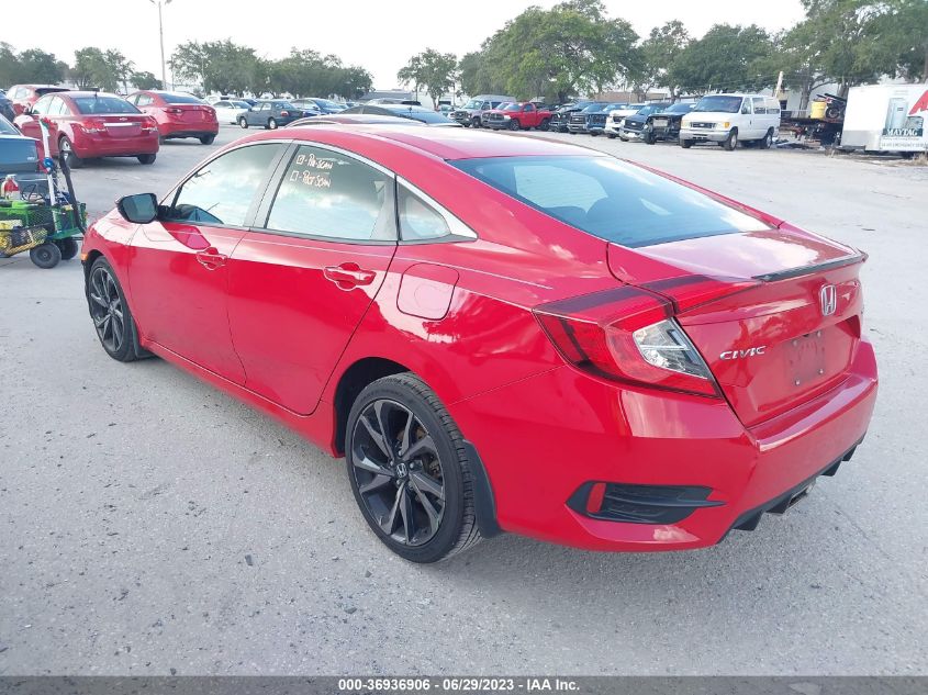 2019 HONDA CIVIC SEDAN SPORT - 2HGFC2F81KH592146