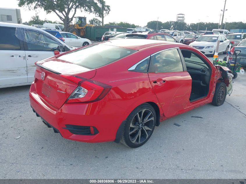 2019 HONDA CIVIC SEDAN SPORT - 2HGFC2F81KH592146
