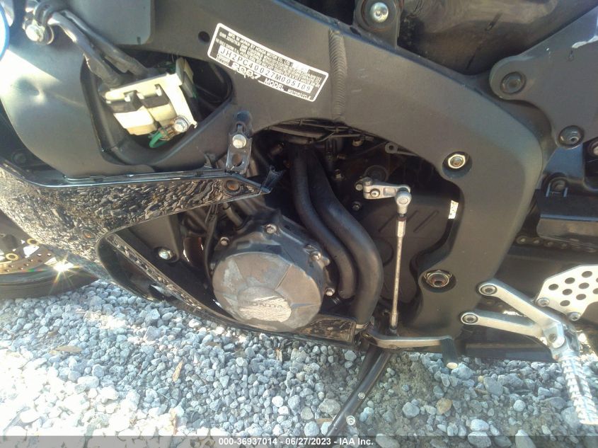 2007 HONDA CBR600 RR - JH2PC40027M005109