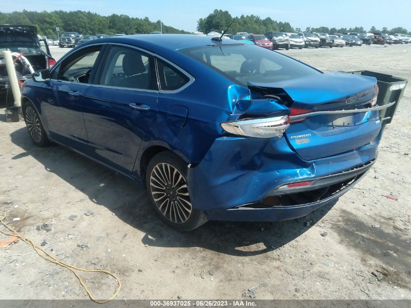 2017 FORD FUSION SE - 3FA6P0HD1HR262088