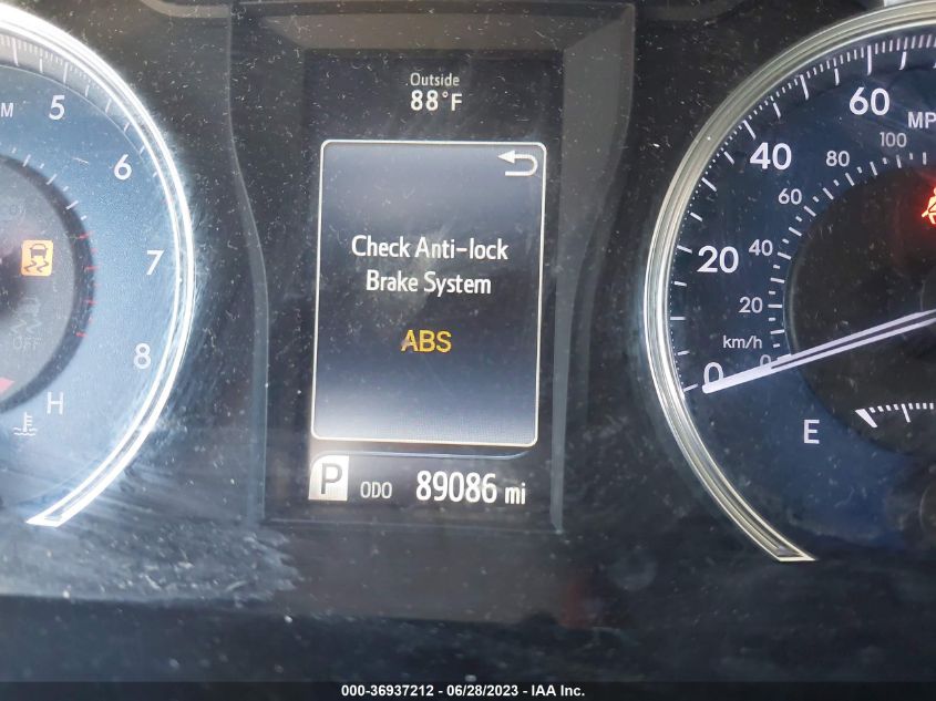 2017 TOYOTA CAMRY XLE/SE/LE/XSE - 4T1BF1FK5HU392740