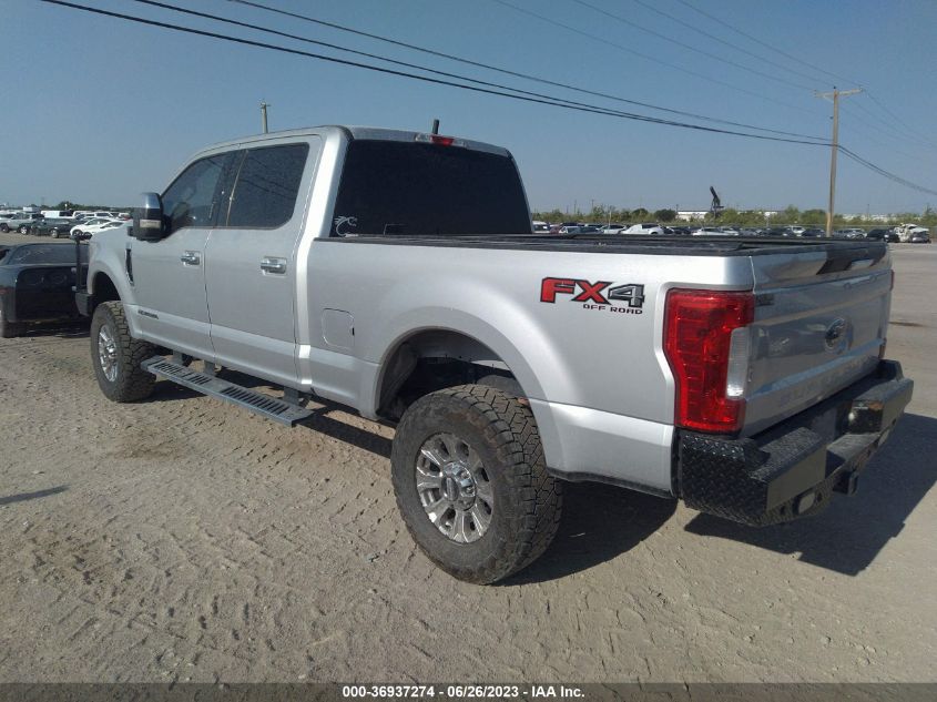 2017 FORD SUPER DUTY F-250 SRW LARIAT/PLATINUM - 1FT7W2BT1HED25738