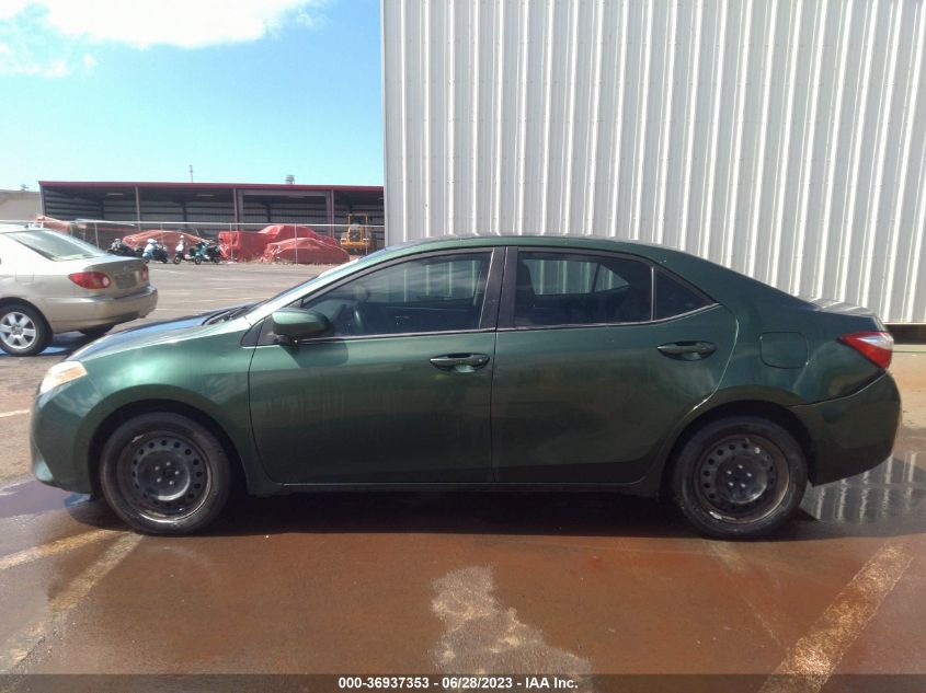 2014 TOYOTA COROLLA L/LE/S/S PLUS/LE PLUS - 5YFBURHE4EP002574