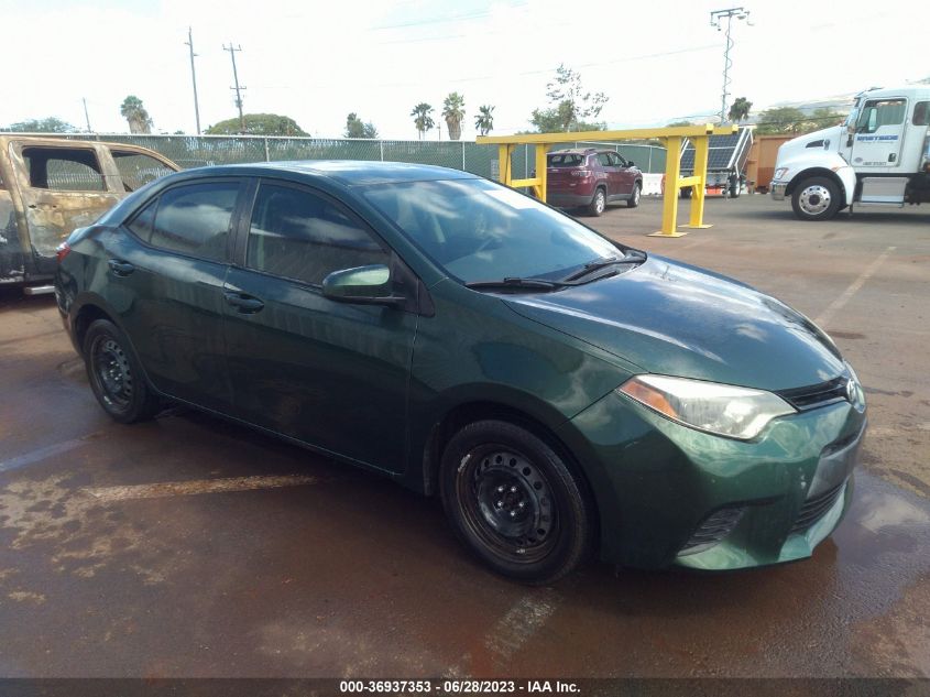 2014 TOYOTA COROLLA L/LE/S/S PLUS/LE PLUS - 5YFBURHE4EP002574