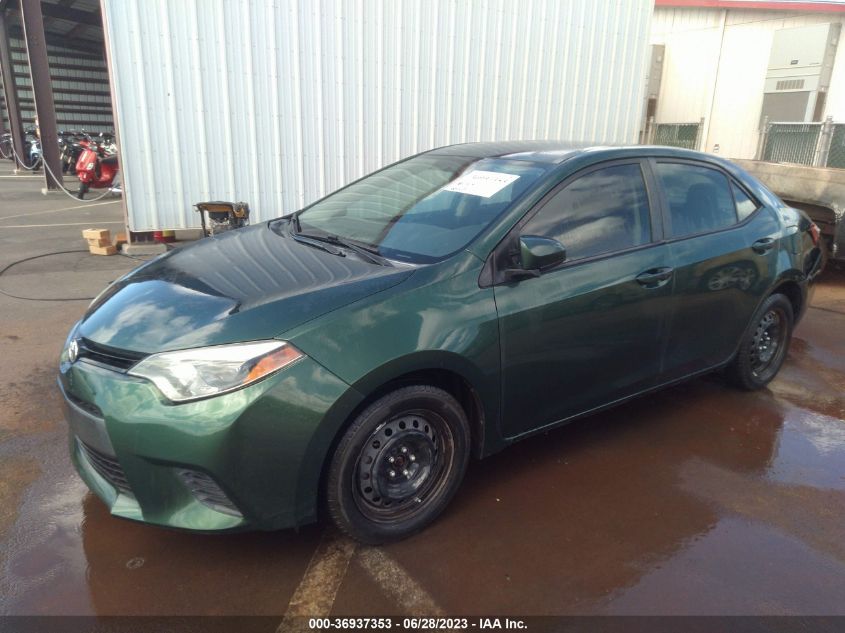 2014 TOYOTA COROLLA L/LE/S/S PLUS/LE PLUS - 5YFBURHE4EP002574